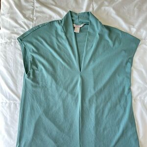 H&M Turquoise Sleeveless Blouse